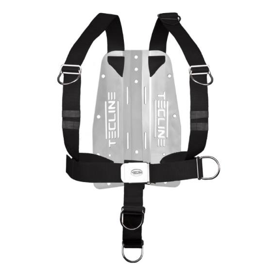 Harness Tecline Dir Adjustable Standard Webbing with 3mm Stainless Steel Backplate