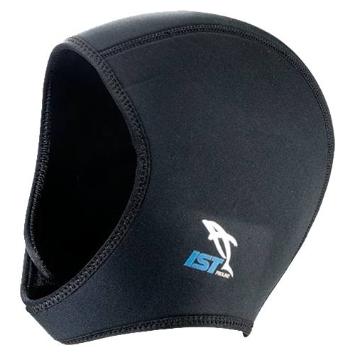 Hood - 3mm super-stretch beanie styl with taped edges,,chin strap with velcro