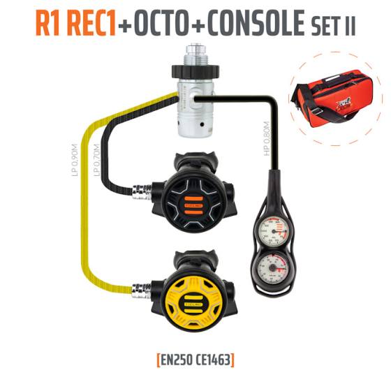Regulator R1 REC1 Set II with Octo & 2 Elements Console – EN250