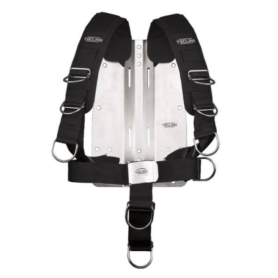 Harness Tecline Comfort Adjustable with 6mm Stainless Steel Backplate