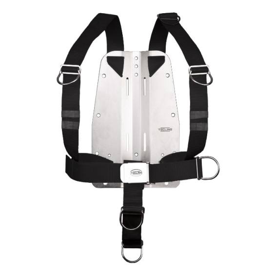 Harness Tecline Dir Adjustable Standard Webbing with 6mm Stainless Steel Backplate