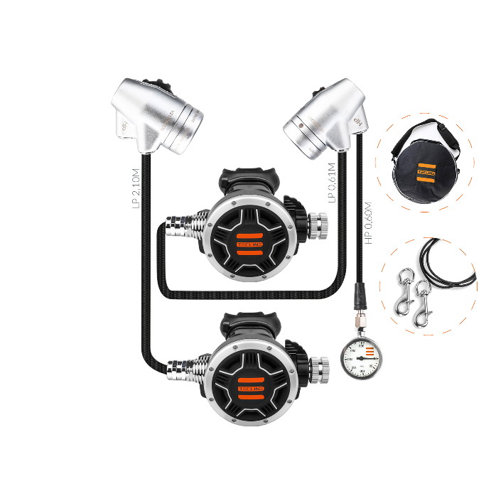 V 2 Ice Dir Set (2 x Reg + SPG & HP Hose) – Customize Hoses Length