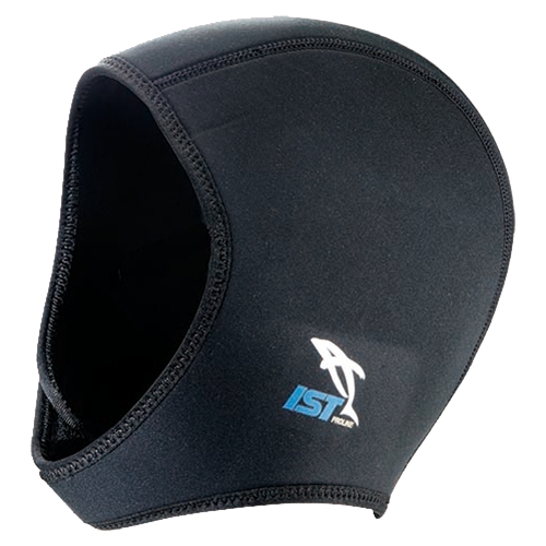 Hood - 3mm super-stretch beanie styl with taped edges,,chin strap with velcro